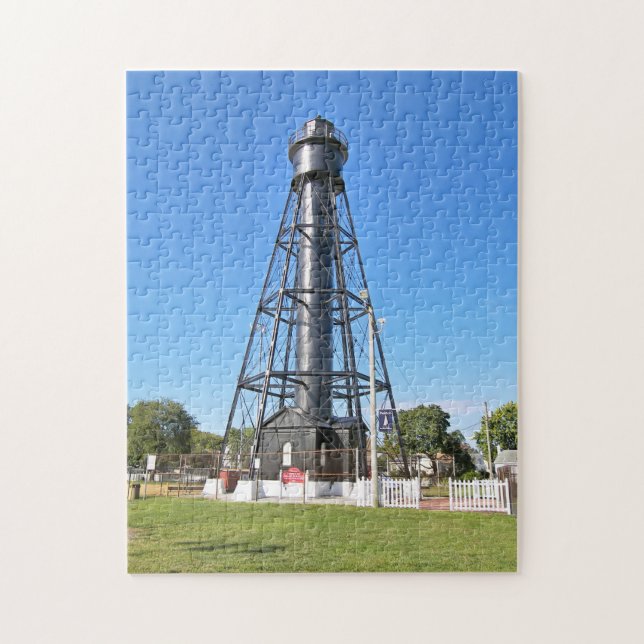 Tinicum Rear Range Lighthouse, New Jersey Puzzle (Vertical)