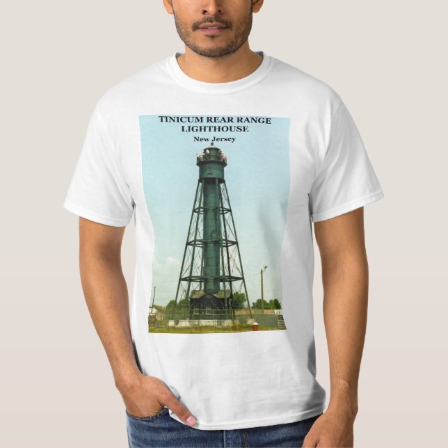 Tinicum Rear Range Lighthouse, New Jersey T-Shirt (Front)