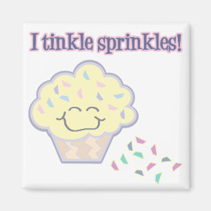 tinkle sprinkles funny cupcake magnet