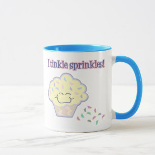 tinkle sprinkles funny cupcake mug