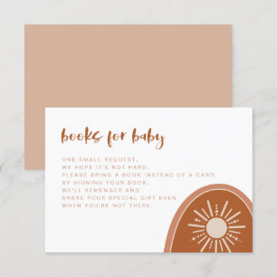 TINLEY Boho Terracotta Rainbow Books for Baby Card