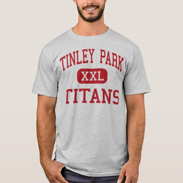 Tinley Park - Titans - High - Tinley Park Illinois T-Shirt (Front)