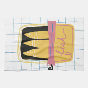 Tinned Fish Kitchen Towel