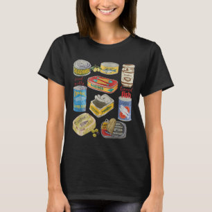 Tinned Fish Sardines Shirt Tomato Girl Summer Coas
