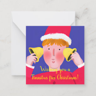 Tinnitus free Christmas Jingle bells Hearing Card