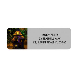 TINNY HOUSE COTTAGE Return Address Label