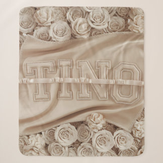 TINO Embroidered Rose Blanket