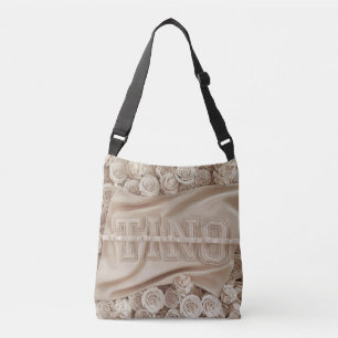 TINO Embroidered Rose Tote Bag