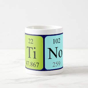 Tino periodic table name mug