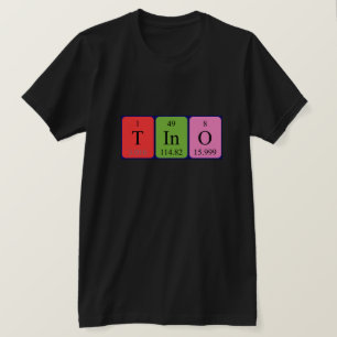 Tino periodic table name shirt