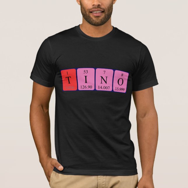 Tino periodic table name shirt (Front)
