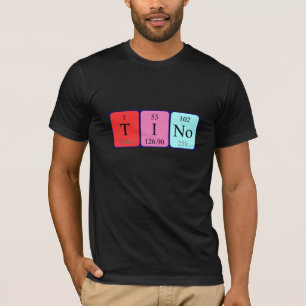 Tino periodic table name shirt