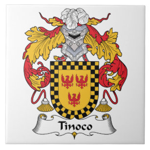 Tinoco Family Crest Ceramic Tile