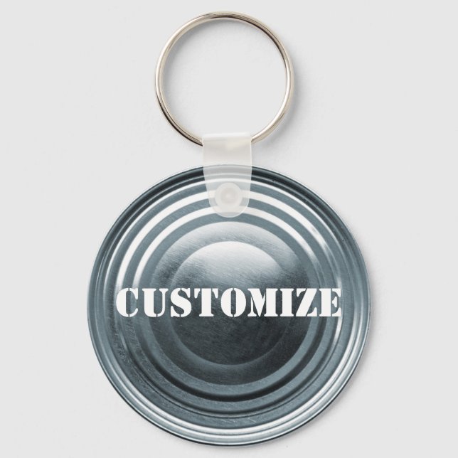 Tinplate Template Key Ring (Front)