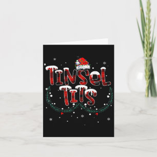 Tinsel & Jingle Funny Matching Christmas Coupl Card