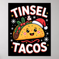 Tinsel And Tacos Cute Christmas Mexican Food Fun 