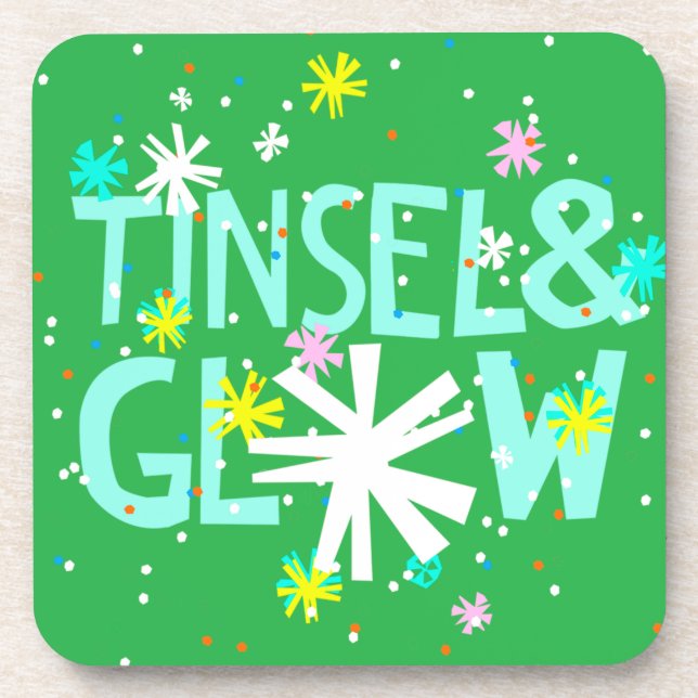 Tinsel & Glow Coaster (Front)