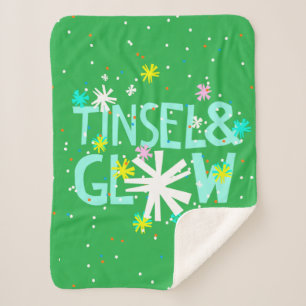Tinsel & Glow Sherpa Blanket