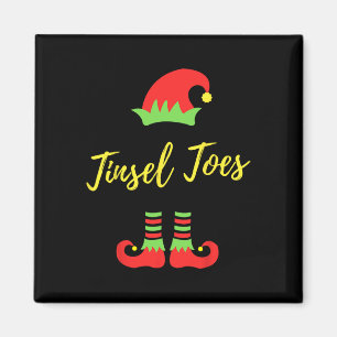 Tinsel Toes Elf Christmas Santa Elves Ugly Xmas Sw Magnet