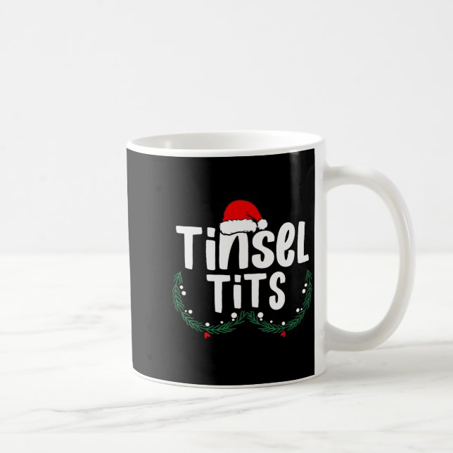 Tinsel Women's Funny Christmas Apparel  Coffee Mug (Right)