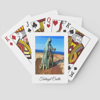 Tintagel King Arthur Monument  Cornwall     Playing Cards