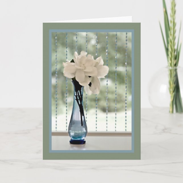 TInted Gardenia Card (Front)