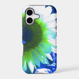 tinted pretty sunflower - blue