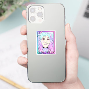 Tiny 2" x 2" Custom-Cut Vinyl Sticker