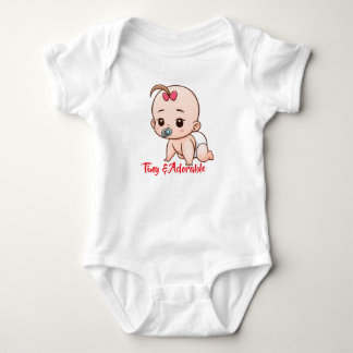 Tiny & Adorable Cartoon Baby Bodysuit