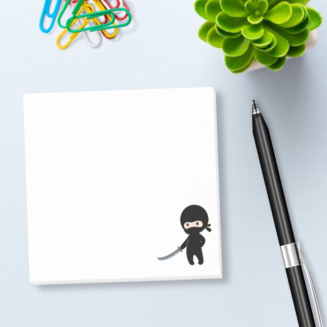 Tiny Angry Ninja Post-it Notes (Creator Uploaded)
