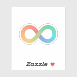Tiny Autism Infinity Symbol Sticker