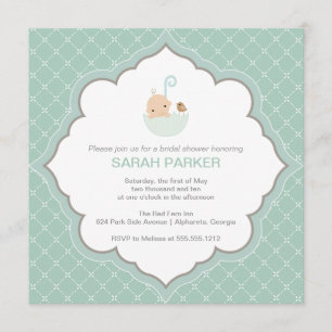 {tiny baby} baby shower invitation