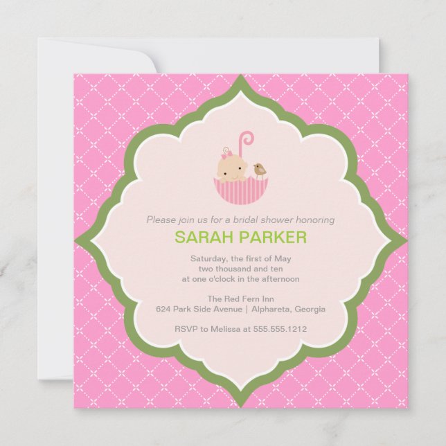 {tiny baby} baby shower invitation (Front)