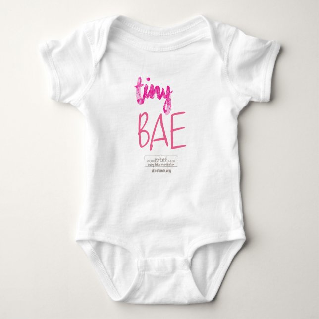 Tiny Bae One Piece Baby Bodysuit (Front)