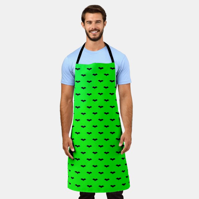 Tiny Bats Green Apron (Worn)