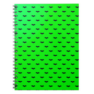 Tiny Bats Green Notebook