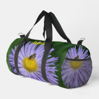 Tiny Bee On Purple Aster Flower Personalised