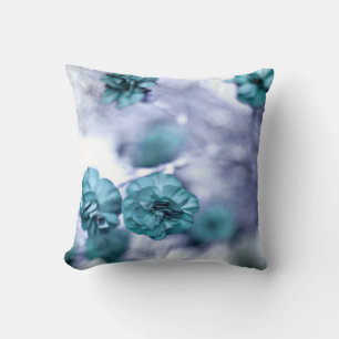 Tiny Blue Flower Cushion