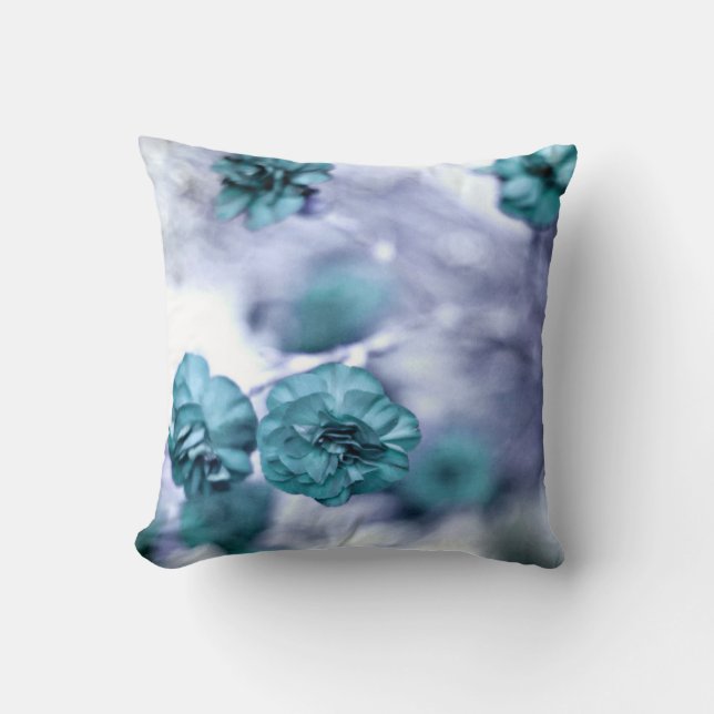 Tiny Blue Flower Cushion (Front)