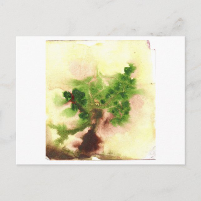 Tiny blurry tree postcard (Front)