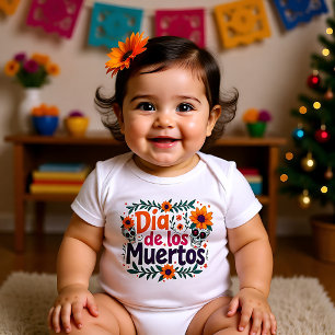 Tiny Bones, Big Fiesta 🌹 Baby Bodysuit