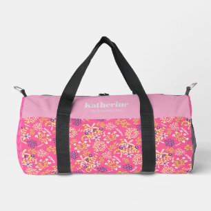 Tiny Bouquet Flowers Cherry Duffle Bag