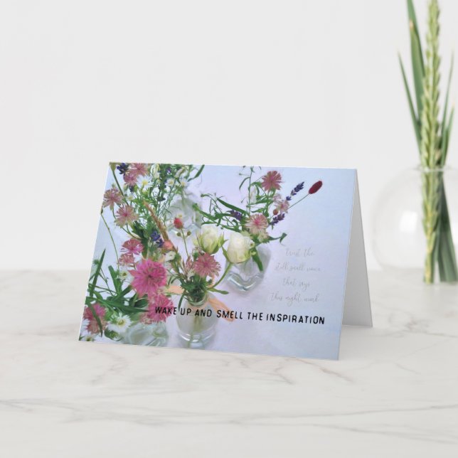 TINY BUDS Greeting Card (Front)