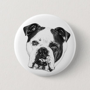 Tiny Bulldog Cheer Pin