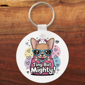 Tiny but Mighty Chihuahua Keychains & Lanyards