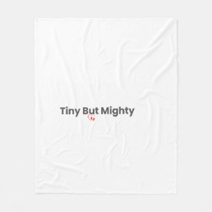 Tiny But Mighty Cosy Baby Fleece Blanket