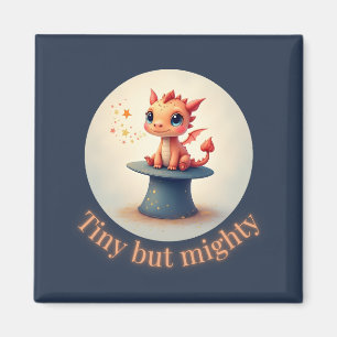 Tiny but Mighty – Cute Dragon Magnet