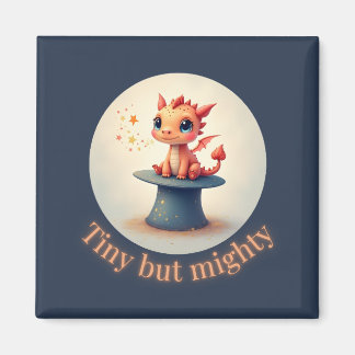 Tiny but Mighty – Cute Dragon Magnet