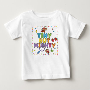 Tiny But Mighty Cute Superhero Ant & Ladybug Baby T-Shirt