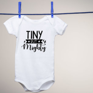 Tiny But Mighty Design Baby Bodysuit